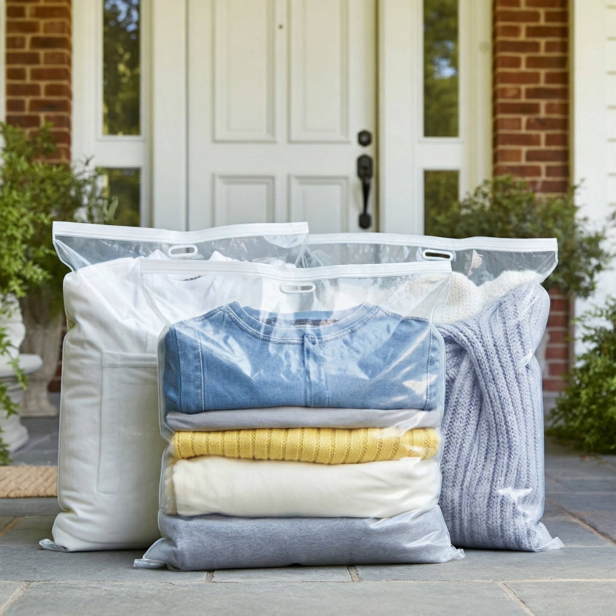 Blue Delivered Laundry